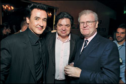 John Cusack, Oliver Platt and Howard Stringer