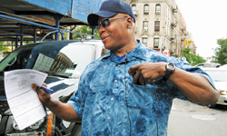 Skein's subjects include people who deliver repossesion notices.
