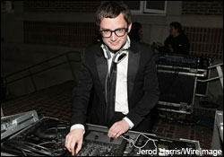 Elijah Wood spins tunes.