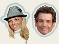 Britney Spears and Alan Rosenberg