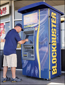 Blockbuster kiosk