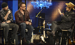 Elvis Costello quizzes the Edge and Bono of U2 with questions from a musician's unique point of view.