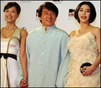 Xu Jing-lei, Jackie Chan and Fan Bing Bing