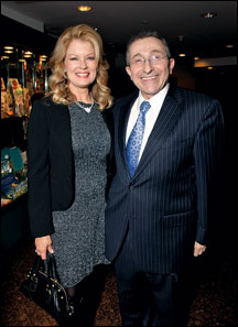 Mary Hart and Rabbi Marvin Hier