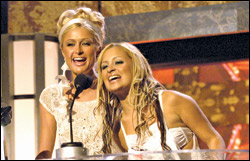 Paris Hilton and Nicole Richie