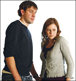 John Krasinski and Jenna Fischer