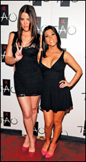 Kourtney and Khloe Kardashian