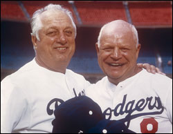 Tommy Lasorda and Don Rickles