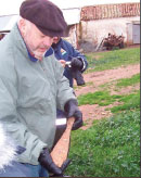 Michael Radford on location.