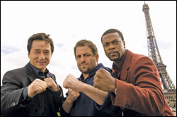 Brett Ratner, Jackie Chan and Chris Tucker