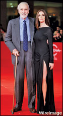 Christopher Lee and Paz Vega