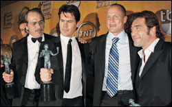 Tommy Lee Jones, Josh Brolin, Woody Harrelson and Javier Bardem