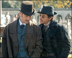 Philippe Rousselot gave the Victorian-era 'Sherlock Holmes' a contempo feel.