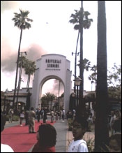 Fire at Universal Studios