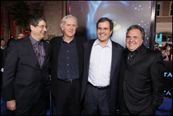 Tom Rothman, James Cameron, Peter Chernin and Jim Gianopulos