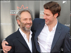 Sam Mendes and John Krasinski