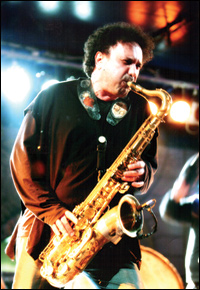 Enzo Avitabile has played with James Brown and Tina Turner. 