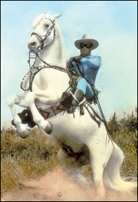 “The Lone Ranger” was a success on TV in the 1950s.
