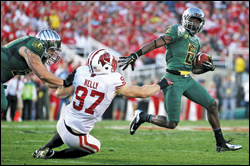 The Rose Bowl scored the best non-NFL rating for ESPN since last year’s BCS championship game. 