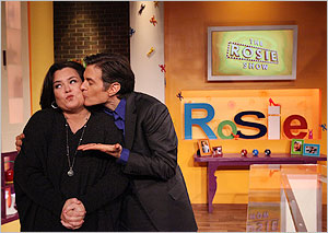 Dr. Oz pays a visit to the revamped set of 'The Rosie Show.'