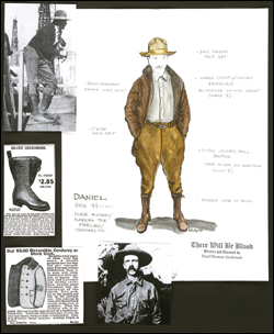 The Acad collection includes sketches from “There Will Be Blood.”