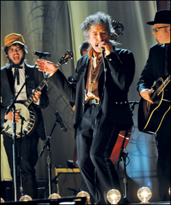 Bob Dylan with Mumford and Sons and the Avett Bros.