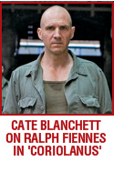 Ralph Fiennes in 'Coriolanus'