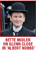 Glenn Close in 'Albert Nobbs'
