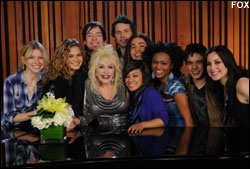 'American Idol' top nine with Dolly Parton