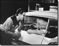 Charlie Martin Smith and Candy Clark