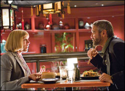 Frances McDormand and George Clooney star in the Coens latest, 'Burn After Reading.