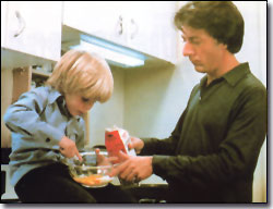 Justin Henry and Dustin Hoffman