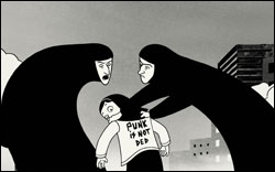 Cannes review: Competition pic 'Persepolis,' co-directed and co-written by Marjane Satrapi, is based on her graphic novels.