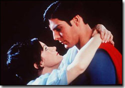 Margot Kidder and Christopher Reeve