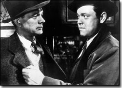 Joseph Cotten and Orson Welles