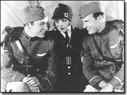 Charles Rogers, Clara Bow and Richard Arlen
