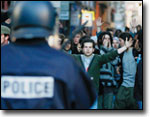 French protesters