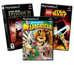 'Star Wars Episode III: Revenge of the Sith,' 'Madagascar,' 'Lego Star Wars'