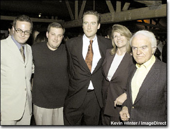 Tom Sherak, Jim Osbourne, Lisa Paulson, Jack Valenti