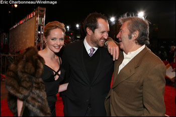 Marley Shelton, Beau Flynn and Bob Shaye