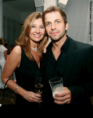 '300' director Zach Snyder and producer wife Deborah at the film's Berlin bow.