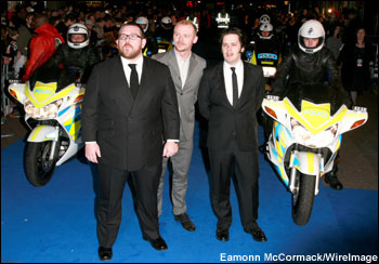 Nick Frost, Simon Pegg and Edgar Wright 