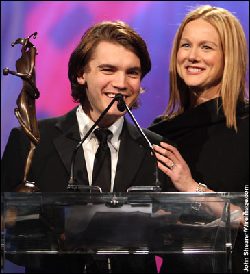 Emile Hirsch and Laura Linney