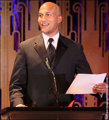 Actor Keegan-Michael Key presents at the 12th Annual Art Directors Guild Awards held at the Beverly Hilton on February 16, 2008 in Beverly Hills, California. 