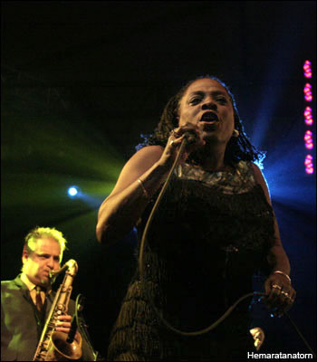 Sharon Jones and the Dap-Kings perform Friday night at Coachella.