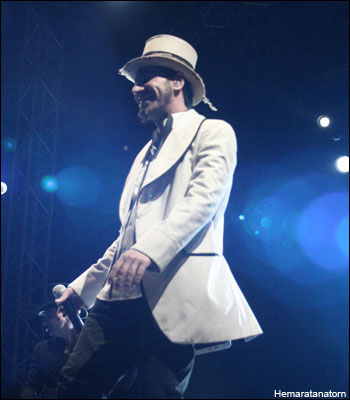 Serj Tankian performs Friday night at Coachella.