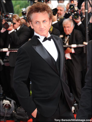 Jury president Sean Penn arrives at the 'Blindness' premiere -- Cannes International Film Festival -- May 14, 2008 | Related article 