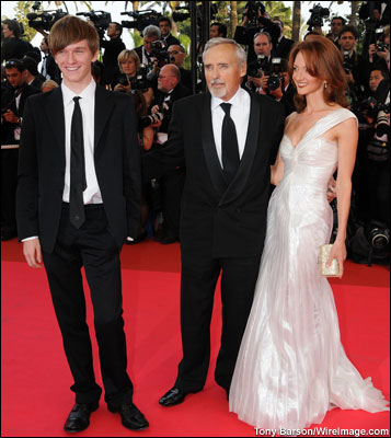 Dennis Hopper, center, with wife Victoria Duffy and son Henry Lee Hopper at the 'Blindness' premiere. Related article 