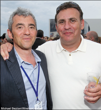 Daniel Battsek and Graham King at BBC Films Cannes party -- Cannes, France -- May 19, 2008