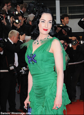 Fashion stalwart Dita von Teese at the 'Changeling' premiere -- Cannes Film Festival -- May 20, 2008 Click here to read the review 